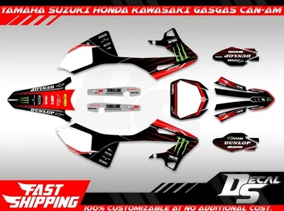 Kit Gráficos Personalizados Yamaha YZ 2 Tiempos 2022 2023 2026 – Calcomanías Adhesivas Motocross Foto 1 de 4
