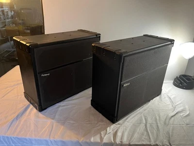 Sistema de sonido profesional Roland SRS-120 altavoces de rango completo (par) funcionando Foto 1 de 4