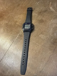 Casio Illuminator Watch Men 40mm Digital Black 3240 W-800H 100m - Bild 1 von 3