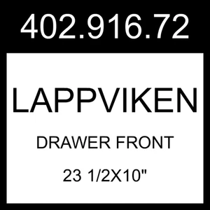 Cajón delantero IKEA LAPPVIKEN negro-marrón 23 1/2x10" 402.916.72 - Imagen 1 de 1