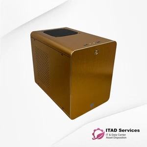 RAIJINTEK METIS PLUS Aluminun Mini-ITX Case Gold - Afbeelding 1 van 6