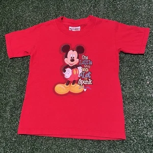 Vintage Disney World Kids Mickey Mouse T Shirt 4T Toddler Kids - Picture 1 of 5