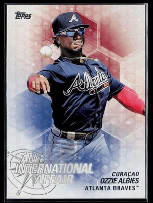 2018 Topps Update - An International Affair #IA-12 Ozzie Albies Near Mint - Image 1 of 2