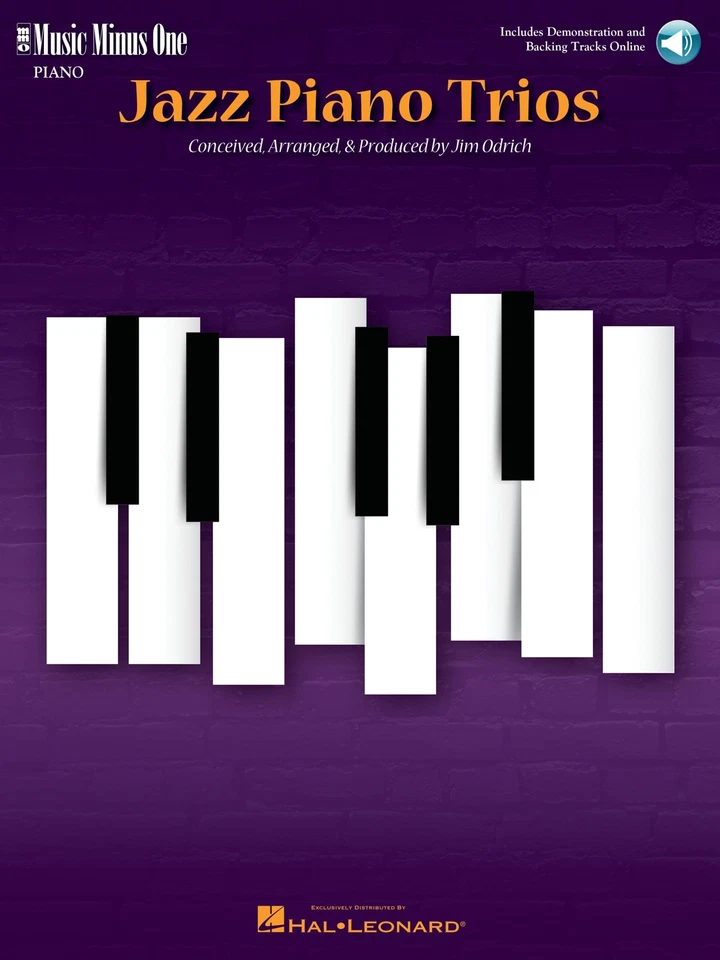 Jazz Piano Trios Sheet Music Minus One Play-Along Jim Odrich Book & Online Audio - Image 1 of 1