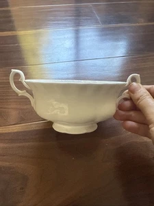 White soup/serving bowl - Picture 1 of 7