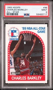 1989 HOOPS | ALL-STAR | CHARLES BARKLEY #96 (PSA 9 MINT) - Bild 1 von 3