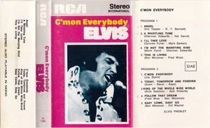 C'MON EVERYBODY [Elvis Presley / Italy / Cassette] - Imagen 1 de 3