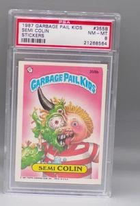 1987 Topps GARBAGE PAIL KIDS PSA 8 Semi Colin #355b SERIES 9 card GPK Monster !! - Picture 1 of 3