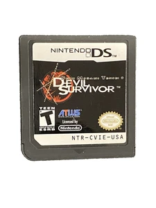 Shin Megami Tensei Devil Survivor Nintendo DS gioco autentico, solo carrello, ATLUS - Foto 1 di 3