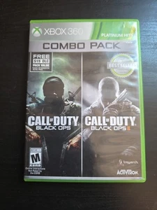Call of Duty: Black Ops 1 & 2 Combo Pack Xbox 360 -Probado - Imagen 1 de 6