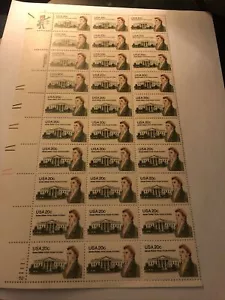 1981 #’d Block of 30 JAMES HOBAN White House Architect, 20 cent Stamps, MNH! - Picture 1 of 7