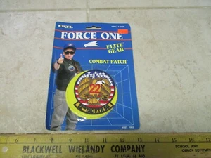 Vintage Ertl Force One Combat Patch 22thTac FTR SG Eagle Military Airforce Neu - Bild 1 von 3