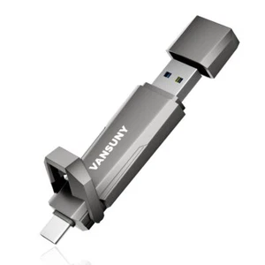USB-C Stick 512GB mit bis zu 1000 MB/s Externe SSD Dual USB-Stick USB-C + USB... - Afbeelding 1 van 8