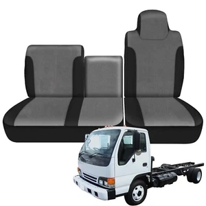Truck Seat Cover Compatible with 1995-2005 Isuzu NPR Front 40/60 Split Bench ... - Picture 1 of 8