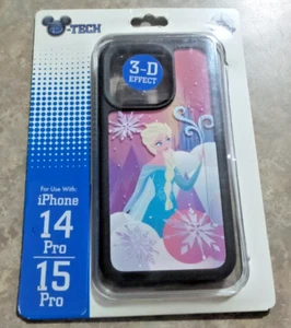 Disney Park 3-D Effect Frozen Elsa Snowflake iPhone 14 Pro iPhone 15 Pro Case - Picture 1 of 1