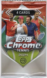 Paquete blaster tenis cromado Topps 2024 (4 tarjetas) - Imagen 1 de 4