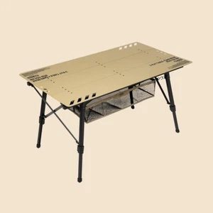 CONTENEDOR DE CARGA Mesa de Camping de 3 Vías + Bolsa de Transporte de Mesa - Beige Arena - Imagen 1 de 7