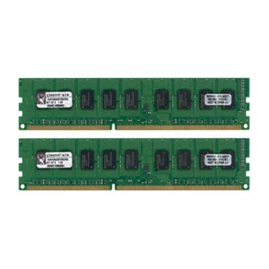 Kingston Kvr1066d3e7sk2/4gi DDR3 4GB Kit (2x2GB) 1333MHz Unbuffered ECC - Picture 1 of 1