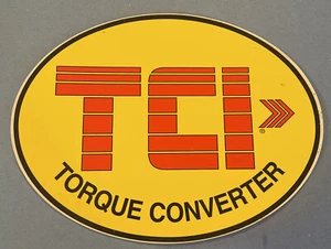 Vintage TCI Racing Decal Sticker NHRA Drag Torque Converter - Picture 1 of 4