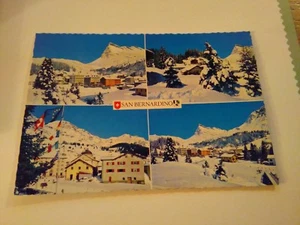 145431 VECCHIA CARTOLINA SVIZZERA CANTON GRIGIONI SAN BERNARDINO - Imagen 1 de 1