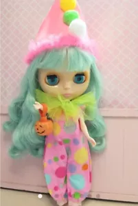 Blythe Skipper Polkadots Bubblegum Pink Clown HANDMADE- No Doll - Picture 1 of 4