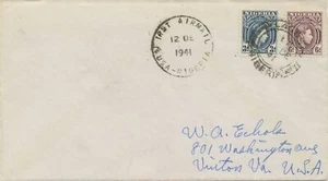 NIGERIA 1941 VF First Flight "LAGOS, Nigeria - LEOPOLDVILLE, Belgian Congo -USA" - Picture 1 of 2