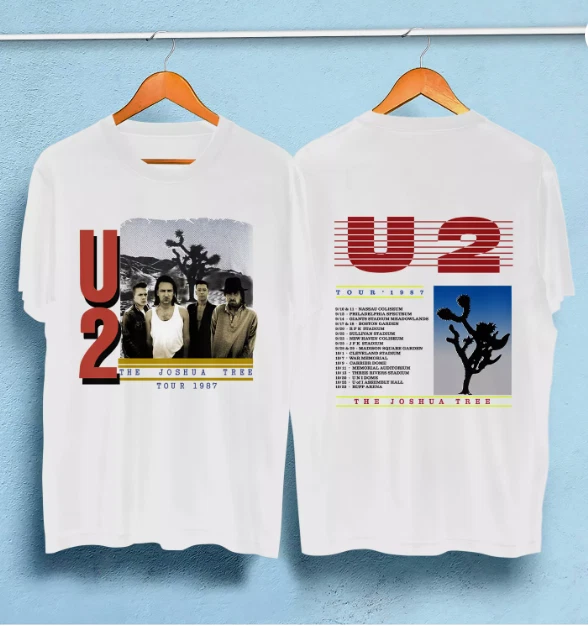 Vintage 80's U2 Joshua Tree 1987 Concert Tour band tee T shirt | eBay