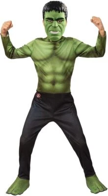 Marvel Hulk Niño Disfraz Vengadores Endgame Mono con Máscara - Rubí 700661 Foto 1 de 4