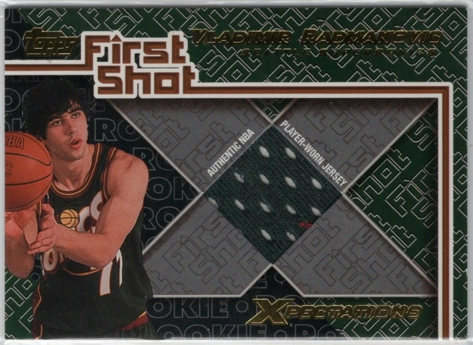 2001-02 Topps Xpectations Vladimir Radmanovic Rookie Jersey Card #FS-12 - Image 1 of 1