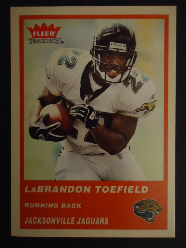 NFL 173 LaBrandon Toefield Running Back Jacksonville Jaguars#FleerTradition2004  - Image 1 of 1
