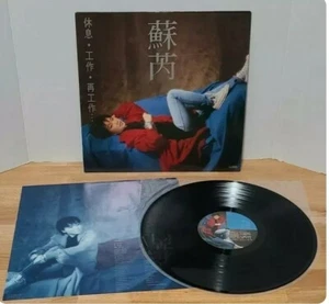 1987 Julie Sue (Su Rui) 蘇芮  休息,工作,再工作 12" LP 1st Pressing Vinyl Record Hong Kong - Imagen 1 de 12