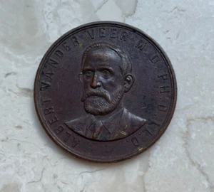 Medalla de bronce Albert Vander Veer Achievements 1907-fechada - Imagen 1 de 2
