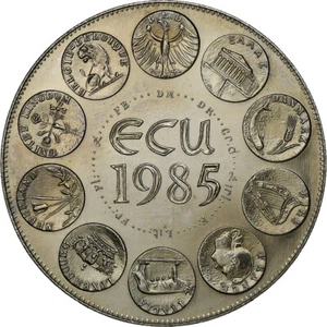 [#1500729] Frankreich, Medaille, Ecu Europa, Marianne, 1985, Kupfer-Nickel, UNZ - Bild 1 von 2