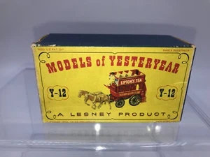 Matchbox Lesney Yesteryear 12 a Horse Drawn London Bus Original Box ONLY NO CAR - Picture 1 of 4