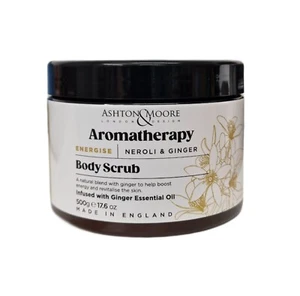 Ashton & Moore Aromatherapy Body Scrub 500g Energise Neroli & Ginger UK Made - Picture 1 of 3