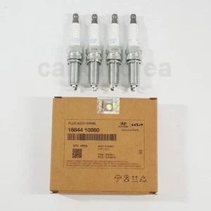 Genuine 1884410060 Spark Plug Assy 4Pcs=1Set For KIA Picanto 2017+ - Picture 1 of 10