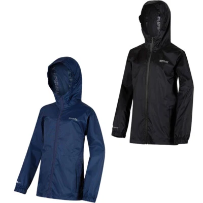 Regatta Niños Impermeable Pack It Chaquetas Abrigo de lluvia Sudadera con capucha Foto 1 de 4
