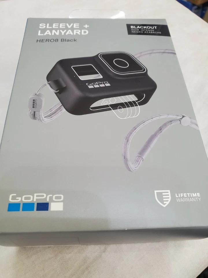 GoPro Silicone Sleeve and Adjustable Lanyard Kit for GoPro HERO8 - Black - Image 1 of 1