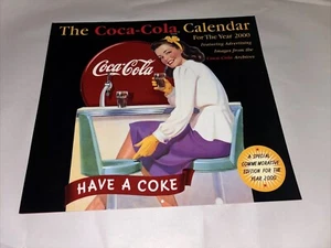 Commemorative The Coca Cola Calendar For 2000 Excellent Pictures - Picture 1 of 11