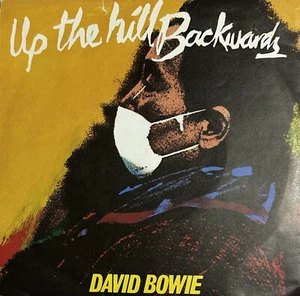 David Bowie – Up The Hill Backwards 7" Single Black Labels UK:1981 - Picture 1 of 3