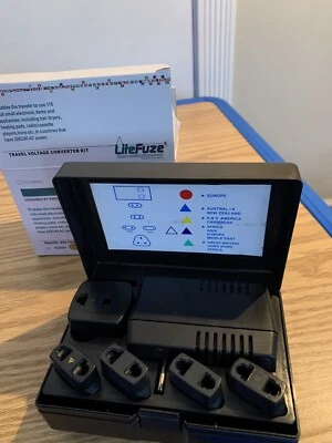 LiteFuze Travel Voltage Converter Kit in Box - Image 1 of 4