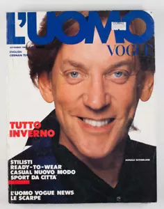 Donald Sutherland WINTER Adolfo Dominguez RTW casual SHOES vtg L'UOMO VOGUE INT - Picture 1 of 1