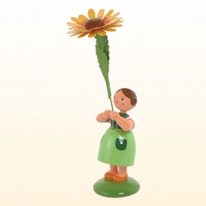 WEHA Blumenkind Sommerblumenmädchen mit Kokardenblume ca. 12cm , 1124 Fachhandel - Bild 1 von 1
