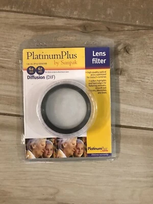 Platinum Plus Sunpak -  62/67mm Diffusion Lens Filter - Image 1 of 4