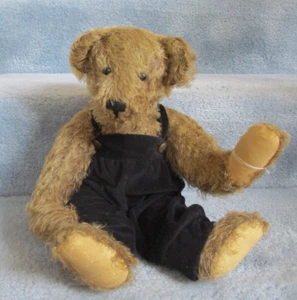 Limited Edition Artist Mohair Bear Ashton Drake Gallery Lenore Dement Overall - Bild 1 von 3