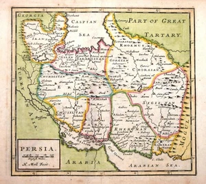 PERSIA BY H.MOLL 1723 - Picture 1 of 2