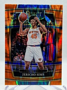 JERICHO SIMS RC 2021-22 Panini Select #87 Concourse ORANGE FLASH PRIZM - Picture 1 of 2