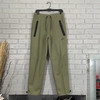 Pantalones de chándal de pierna recta Nike Tech polar talla M $115 para hombre DQ4312 222 oliva 5 Foto 1 de 4