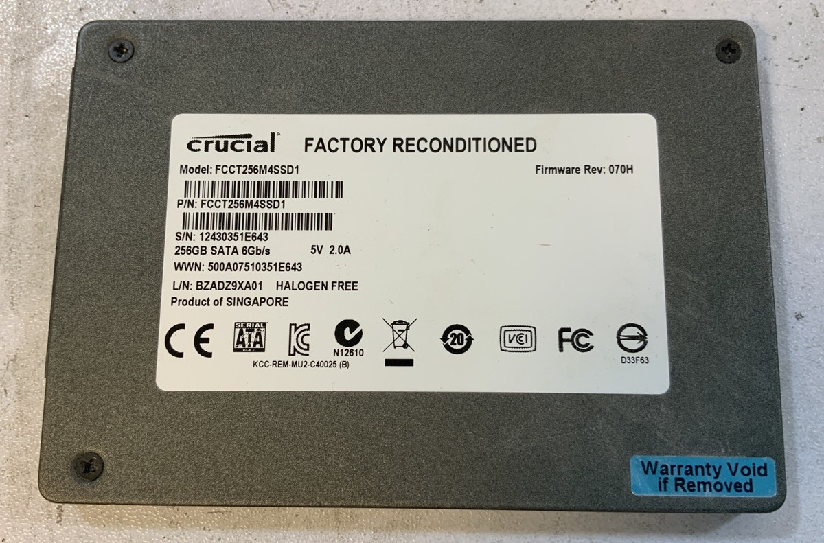 crucial SSD 256GB SATA6Gb/S　(PCパーツHDD類) Amazon.com: 256GB m4 SSD 2.5