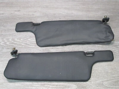 90-96 NISSAN Z32 300ZX CUPÉ JUEGO DE 2 PARASOL DELANTERO IZQUIERDO Y DERECHO NEGRO OEM Foto 1 de 4